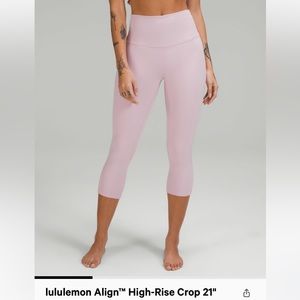 Lavender Lululemon Align 21” Leggings